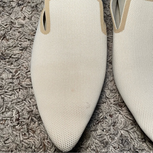 Vivaia Monica Pointed Toe Loafers Womens‎ Size US9/40EU Cream Ivory Flats Shoes - Picture 5 of 15